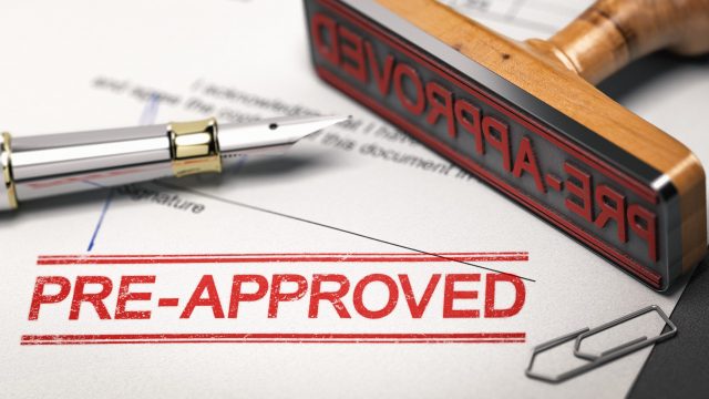 pre-approved stamp